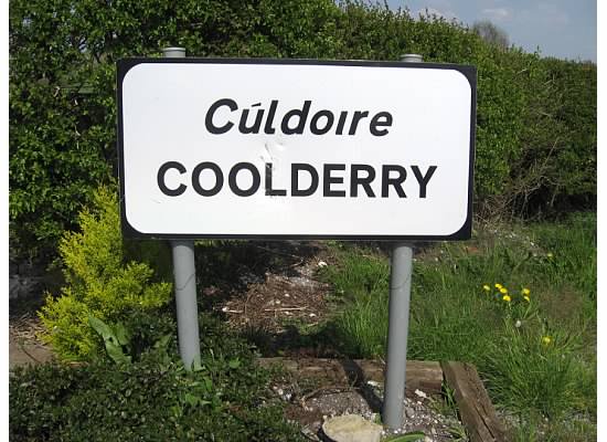 Coolderry, County Offaly - home of our Barnes, Ryan, and Larkin families.