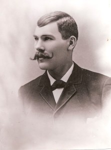 August J. Olson circa 1896 Tacoma, Washington. Photo courtesy of C. Cunningham.