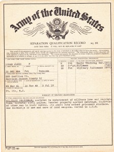 JamesDoranWWIIRecord