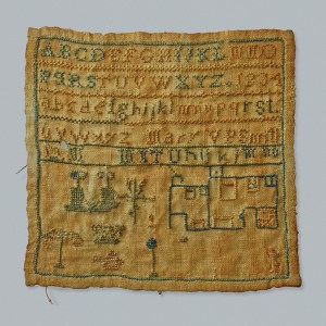Mary Van Pelt Smith's Sampler circa 1840