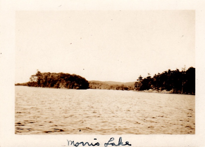 "Morris Lake Reservoir (showing the island), 1932