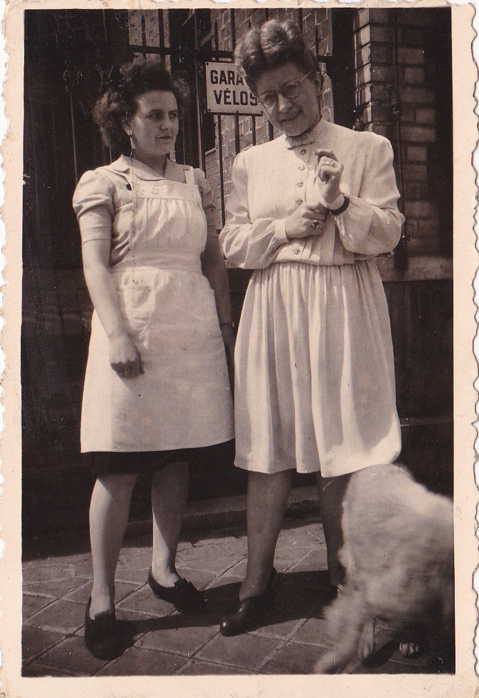 Photograph taken or given to James Doran, in France, 1945 - Front