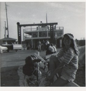 Taking the ferry to Prince Edward Island.
