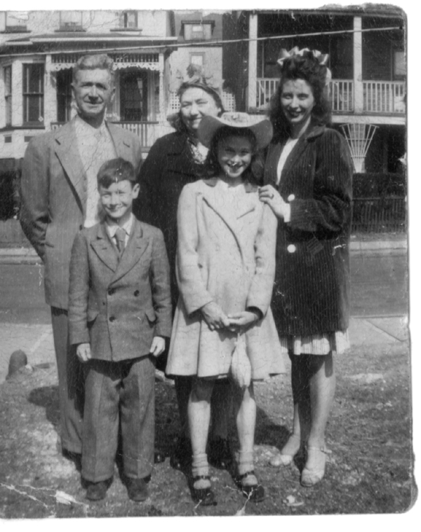 Doran family, taken on Hamilton Street, Harrison, NJ