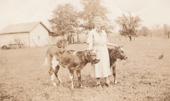 Zofia Sczcerba Mirota - As a young woman she left her native Poland to come to America and become a farmer's wife - 1937