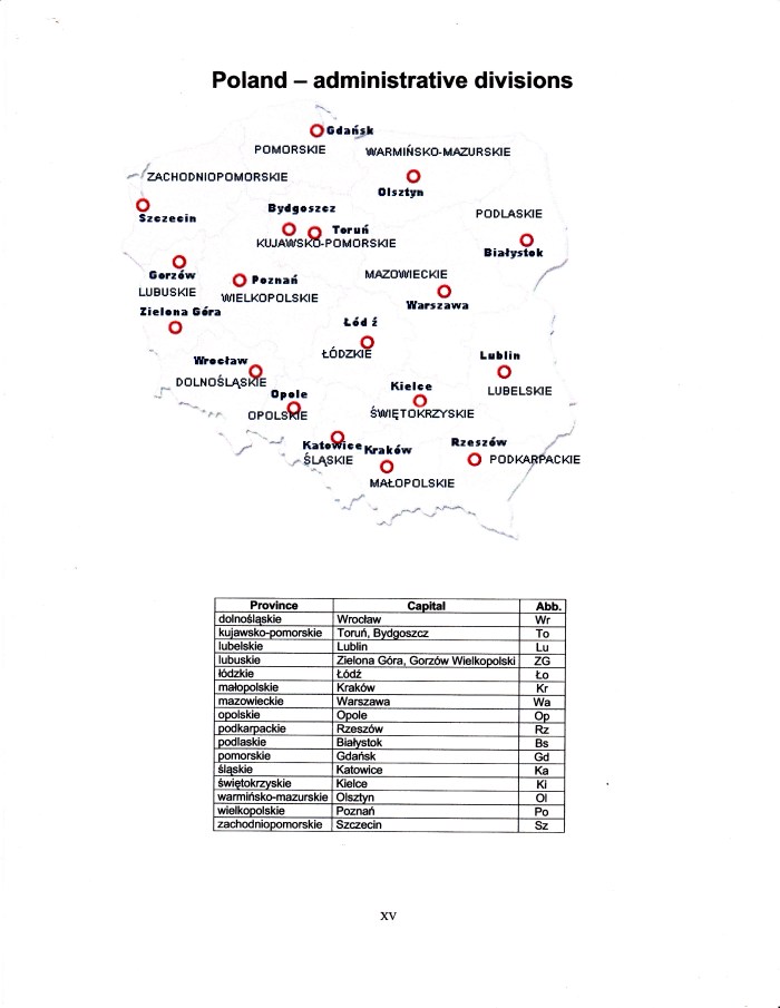 Dictionary of Surnames In Current Use In Poland At the Beginning of the 21st Century, compiled by Kazimierz Rymut, published 2002, page XV