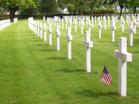 Brittany American Cemetery in France