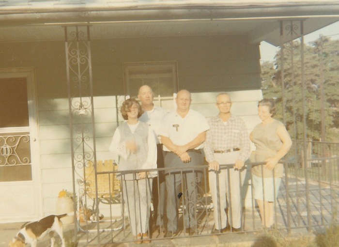 Del Carlo family with Joseph Mirota, 1969.