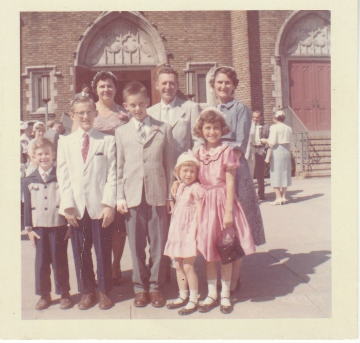 Mirota and Doran families - June 1960