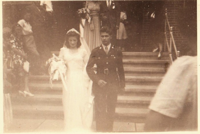 Our Lady of Lourdes, August 17th, 1943, Saturday. Mr. and Mrs. Stanley Mazur.