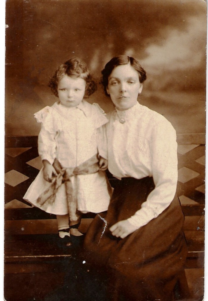 James Alexander Doran with Maria Kearney taken in Belfast, Northern Ireland. Photograph from Maire McKenna.